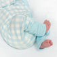 Gracie's Closet - Blue Gingham Bamboo Romper