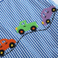 Lil Cactus - Dark Blue Gingham Car Romper