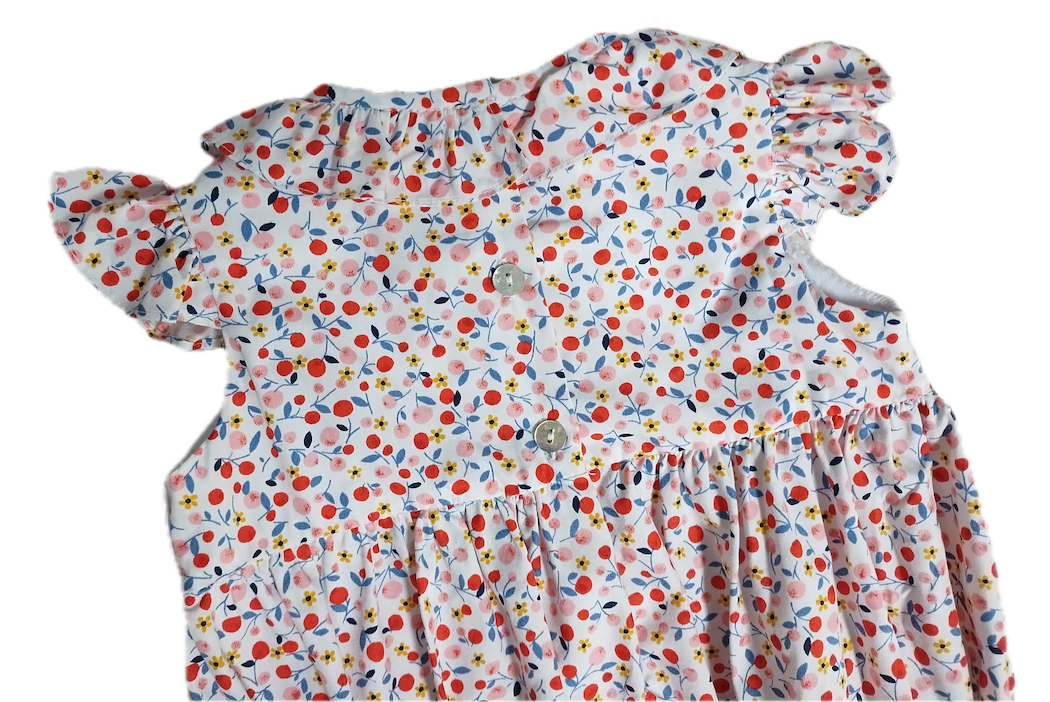 Marco and Lizzy - "Cherries Collection" Applique Baby Bubble