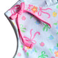 Marco and Lizzy - Bows & Flowers Baby Girl Popover Pima Cotton