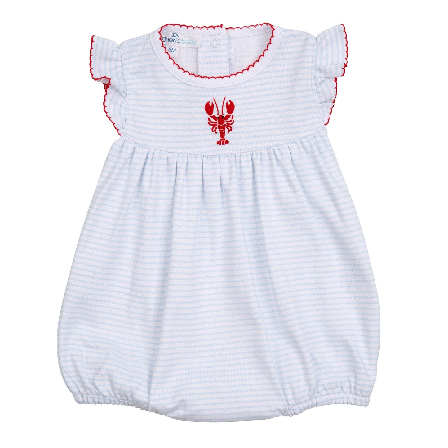 Magnolia Baby - Lil' Snappers Embroidered Bubble