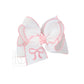 Beyond Creations, LLC - EMBROIDERED BOW CROCHET EDGE HAIR BOW ON ALLIGATOR CLIP
