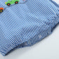 Lil Cactus - Dark Blue Gingham Car Romper