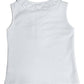 Marco and Lizzy - Cherry Blossoms White 100% Pima Girl's top