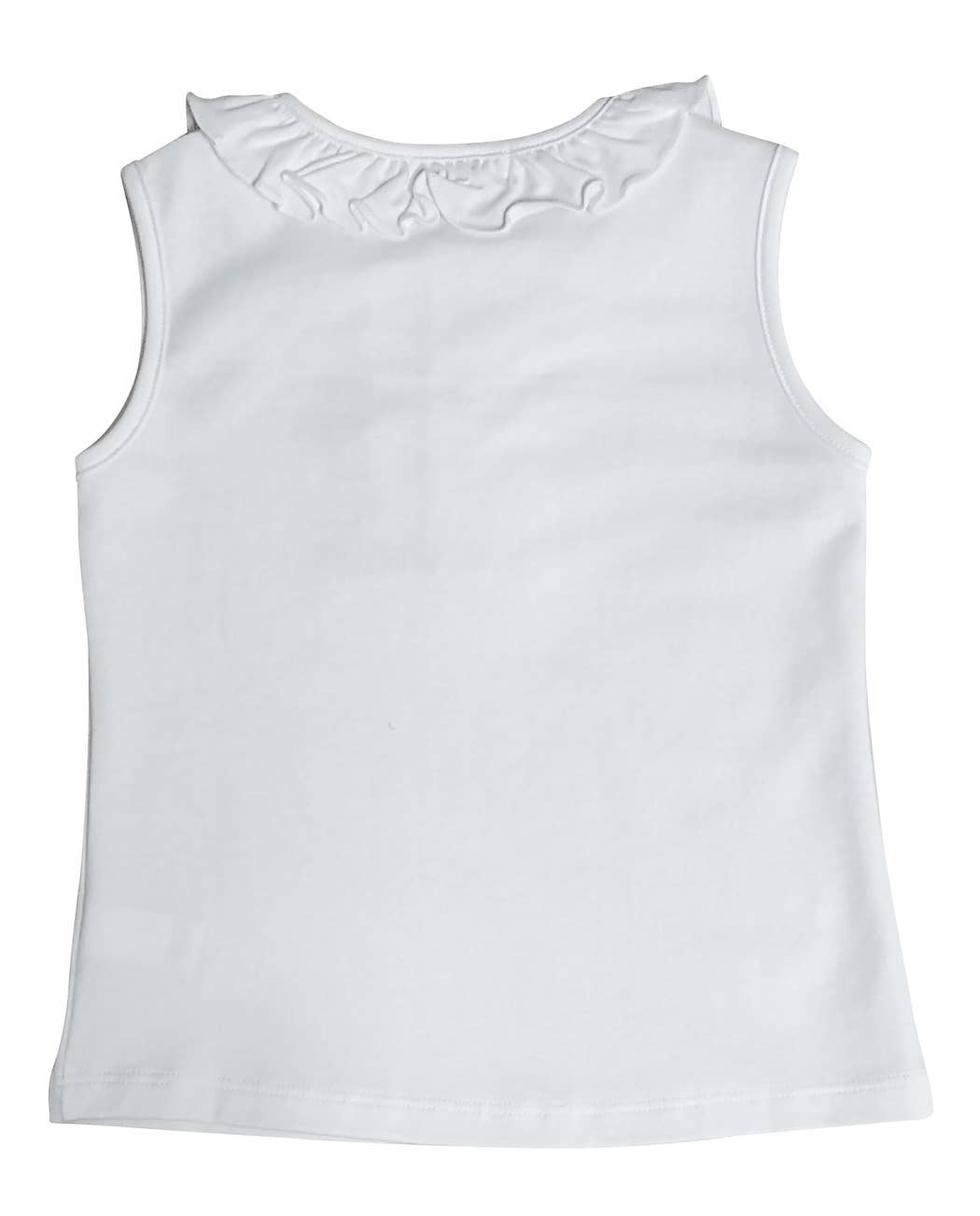 Marco and Lizzy - Cherry Blossoms White 100% Pima Girl's top