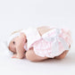 RuffleButts + RuggedButts - Baby Girls Pink Seersucker Ric Rac Swing Top & Bloomer Set