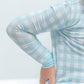 Gracie's Closet - Blue Gingham 2-Piece Toddler Bamboo Set